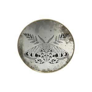 Déco murale miroir imprimé papillon 20cm