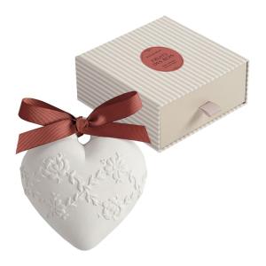 Décor parfumé Grand Cœur brodé - Fruits des Bois