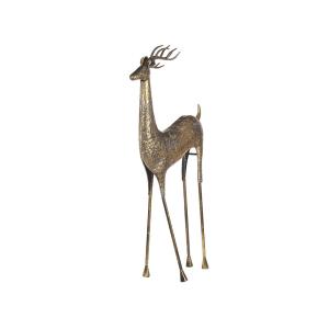 Décoration de noël au sol renne 126 cm doré