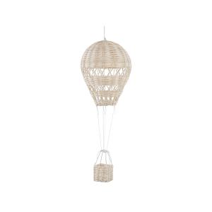 Décoration murale ballon rotin 60 cm naturel
