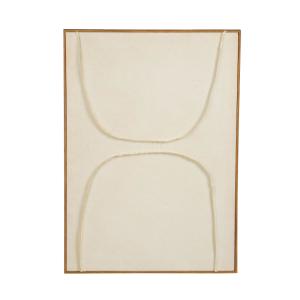 Décoration murale Beige Polyester H3.5xl50xL70cm