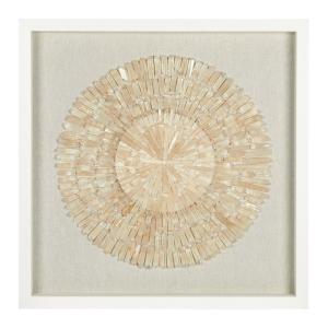 Décoration murale en pierre - Écru