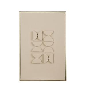 Décoration murale Gris clair Plastique H3xl40xL60cm