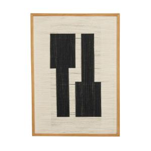 Décoration murale Noir Coton H2.5xl50xL70cm