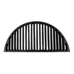 Demi grille de cuisson pour kamado en fonte, 30,5x14,5cm