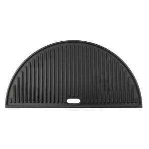 Demi plaque de cuisson pour kamado en fonte réversible, 44x…