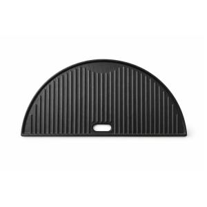 Demi plaque de cuisson pour kamado en fonte réversible, 46,…