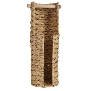 Dérouleur papier toilette tressé à la main en fibre végétal…