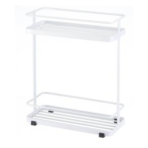 Desserte à roulettes en acier - L38 cm - Blanc