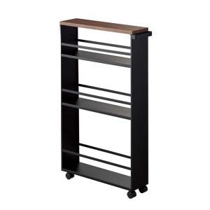 Desserte de rangement en acier - L47,5 cm - Noir