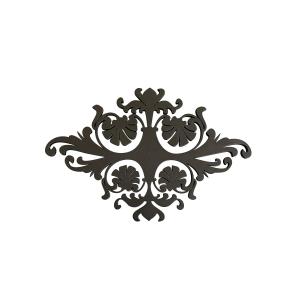 Dessous de plat design acier noir mat