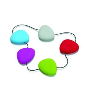 Dessous de plat galets multicolores en silicone Hot