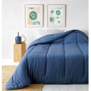 Dessus de lit bleu marine 180x240cm