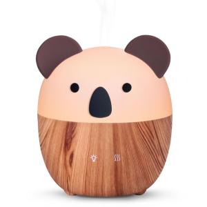 Diffuseur d'huile essentielles effet bois avec éclairage le…