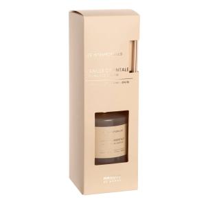 Diffuseur en verre beige parfum vanille orientale, 200ml
