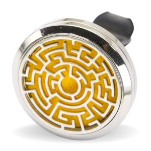 Diffuseur voiture pour parfum d'ambiance motif Labyrinthe H…