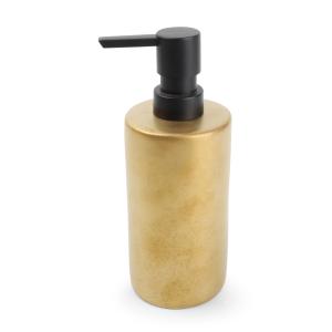 Distributeur de savon en porcelain doré 35cl