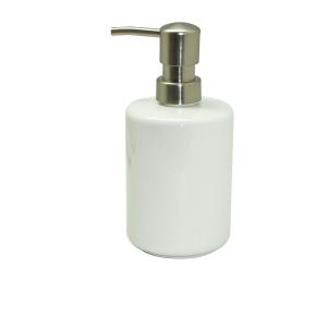 Distributeur de savon en porcelaine blanc