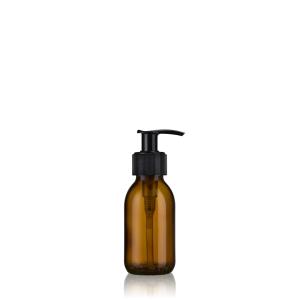 Distributeur de savon en verre ambré rechargeable 100 mL