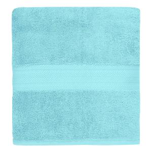 Drap de bain 550 g/m²  bleu turquoise 70x140 cm