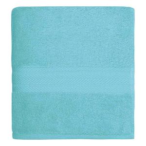 Drap de bain 550gr/m²  bleu turquoise 70x140 cm