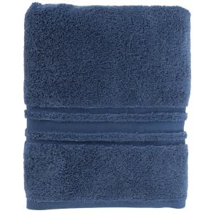 Drap de bain coton  bleu