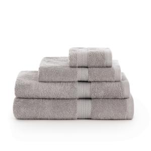 Drap de bain en coton  650 gr Gris 100x150