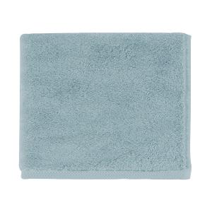 Drap de bain en coton bleu 100x160