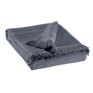 Drap de bain en Coton gris 90x180 cm