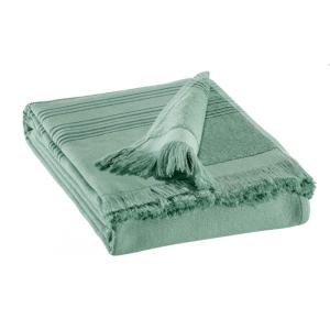 Drap de bain en Coton vert 90x180 cm