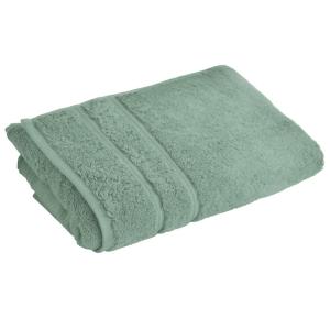 Drap de bain en coton vert amande 70x140