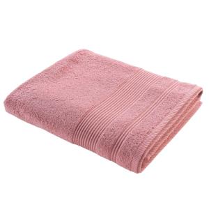 Drap de bain éponge 500 g/m² rose 90x150 cm