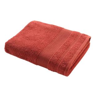 Drap de bain éponge 500 g/m² terre cuite  90x150 cm