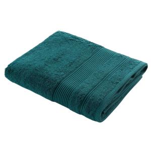 Drap de bain éponge 500 g/m² vert émeraude 90x150 cm