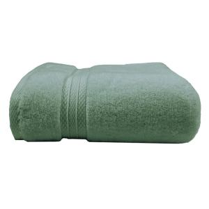 Drap de bain  pur coton vert 100x150