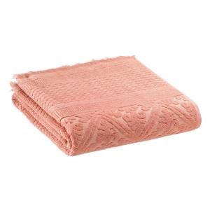 Drap de bain uni  en coton argile 100 x 180