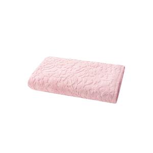 Drap de douche coton rose clair 70x140 cm