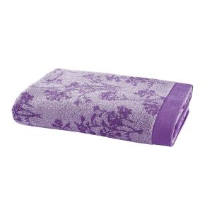 Drap de douche coton violet 70x140 cm