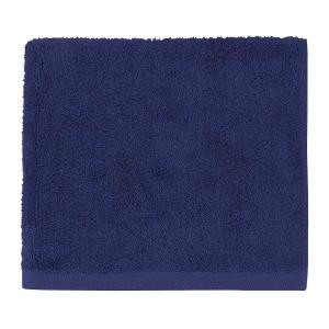 Drap de douche en coton bio bleu 70x140