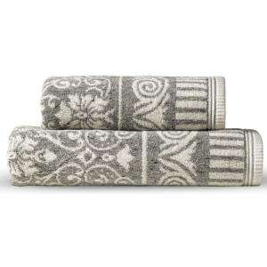 Drap de douche en Coton gris 70x140 cm