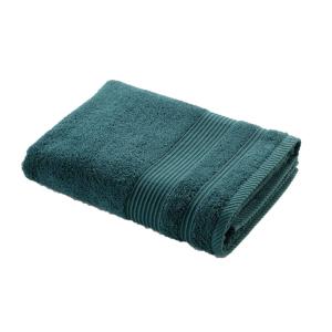 Drap de douche éponge unie bleu foncé 70 x 130 cm