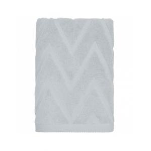 Drap de douche fantaisie en 100% coton bleu 70x140