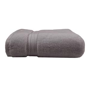 Drap de douche  pur coton gris 70x140