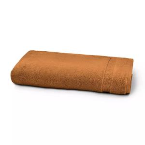 Drap de douche  pur coton orange 70x140 cm