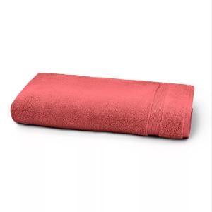 Drap de douche  pur coton rose 70x140 cm