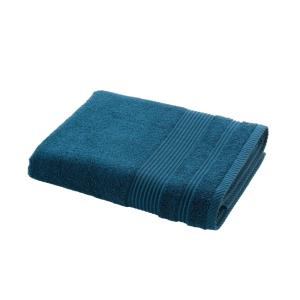 Drap de douche uni 500 g/m² bleu marine 70x130 cm