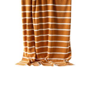 Drap de plage coton jacquard velours orange 90 x 160 cm