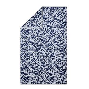 Drap de plage imprimé en coton marine 100x180