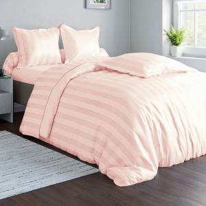 Drap-housse 140x190x28 rose nude en coton