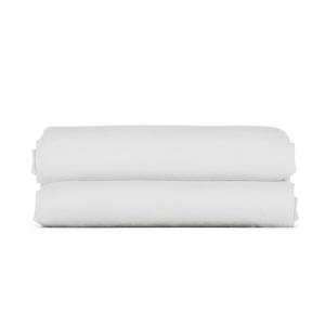Drap housse 160x200 cm Blanc - Bonnet extensible